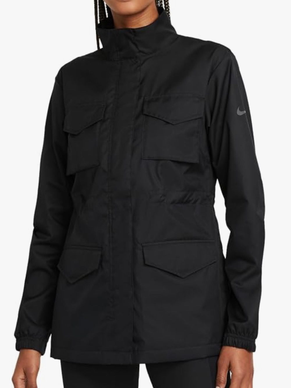 Nike Sportswear M65 women jacket Small black pockets windbreaker pockets outdoor